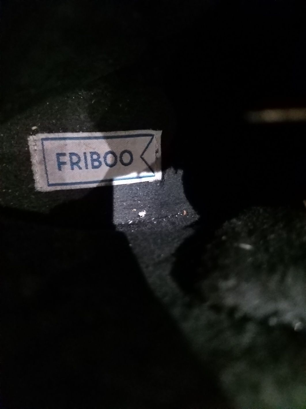 Czarne lakierowane botki kozaki Friboo 33