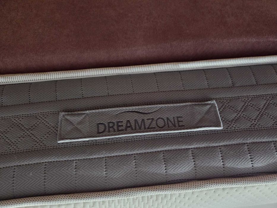 Sommier Estofado Rosa com Cabeceira e Colchão Molas 140 x 190