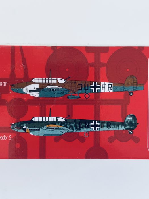 Samolot Messerschmitt Bf 110E model do sklejania Airfix 03081A