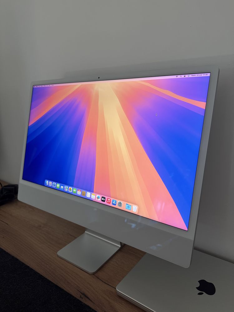 Imac Apple komputer stacjonarny Macbook stan idealny