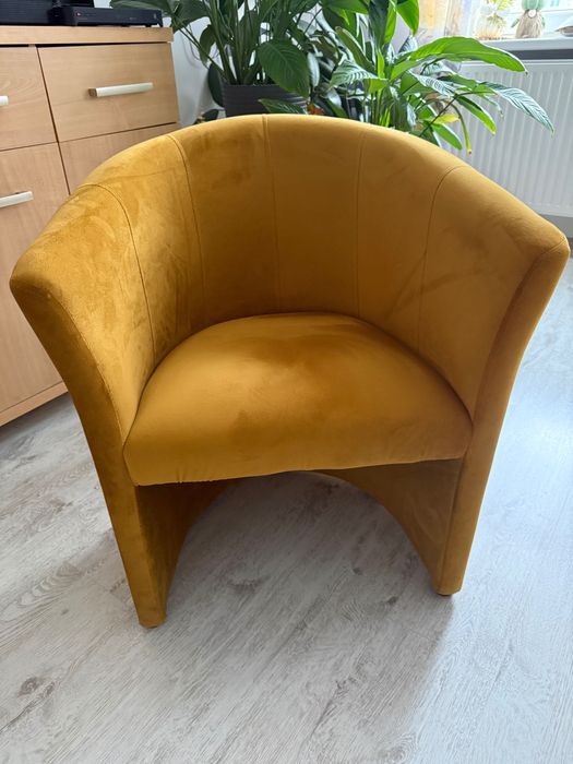 Fotel żółty Abra