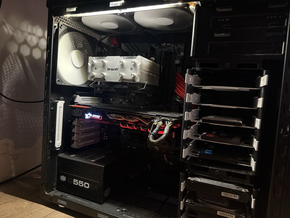 Zestaw Ryzen 7 1800X/B550/GTX1070TI/32GB RAM Monitor 27 cali