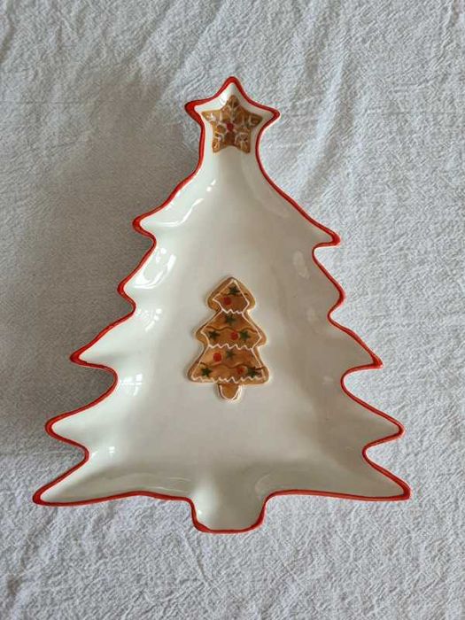 Patera/talerzyk w kształcie choinki