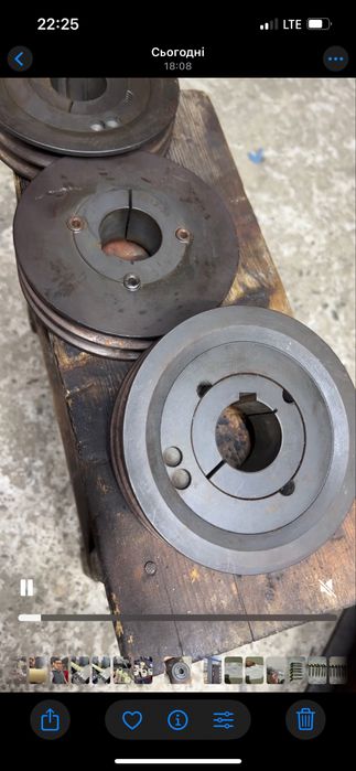 Шкив 140мм провіль А.. внутрішній 38мм