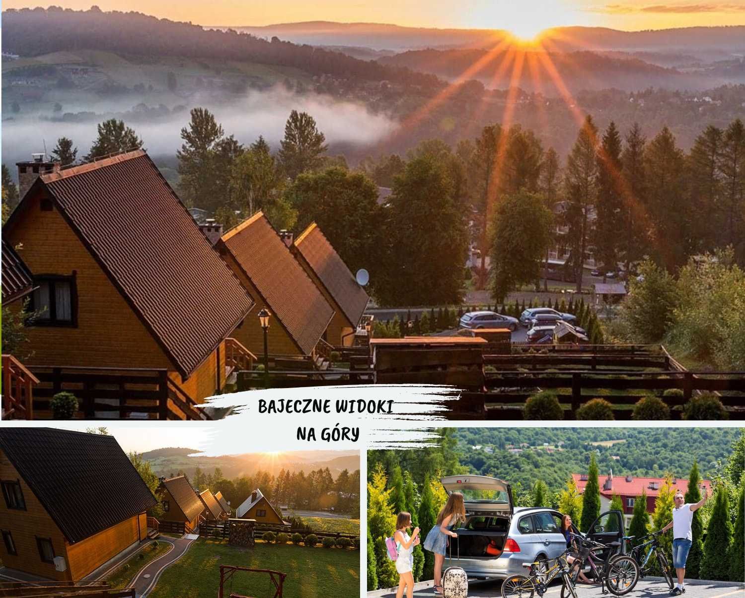 CENTRUM SOLINY Domki przy Zaporze i kolejce-150m/JACUZZI/CAŁY ROK!