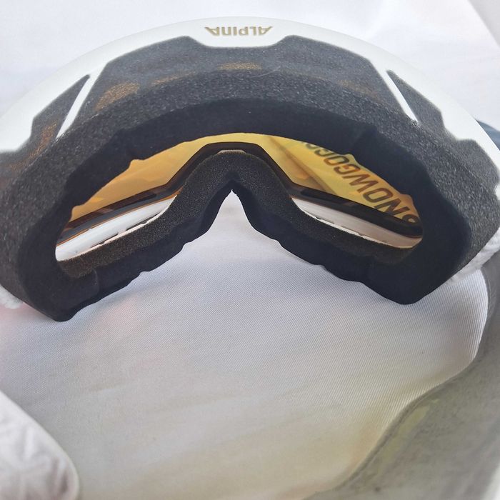 Gogle narciarskie Alpina Nakiska White Q-Lite Pink S1