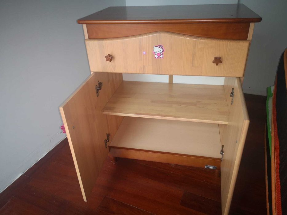 Conjunto Berço, cómoda e trocador - TRAMA