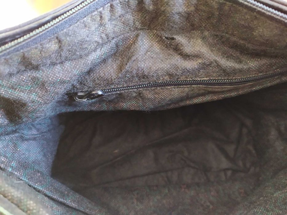 czarna torebka skórzana "Lamato"