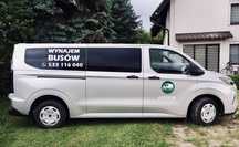 Wynajem busa 9cio osobowy NOWY Ford Transit Custome BEZ LIMITU KM!!!