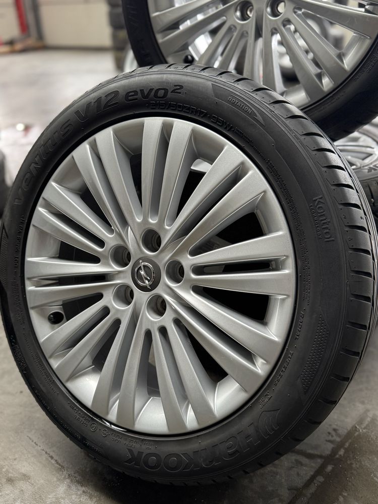 Kola Opel ASTRA J ZAFIRA C 7x17 5x105 ET42 Hankook 215/50R17 7mm