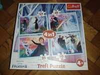 Kraina lodu 2 Frozen II puzzle 4w1 4+