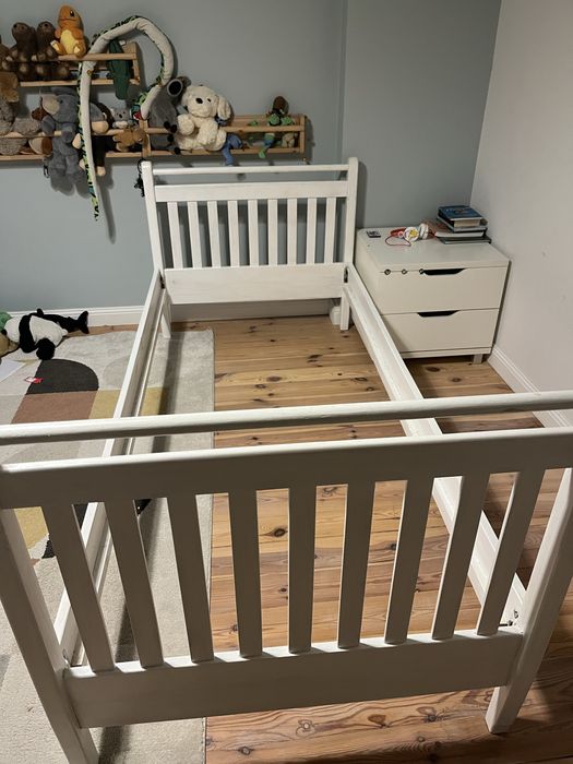 Łóżko dziecięce 100% drewno – solidne