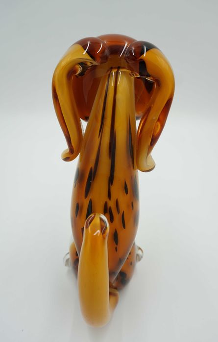 SZKŁO w stylu murano figurka pies beagle