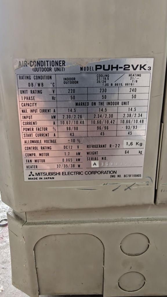 Pompa ciepła powietrze woda Mitsubishi