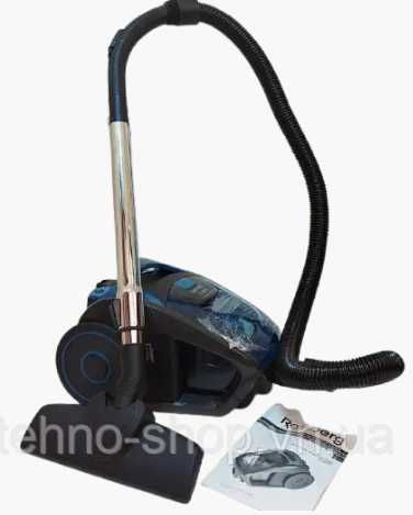Контейнерный пылесос Rainberg RB-652ТB 3700W с турбощеткой без мешка.