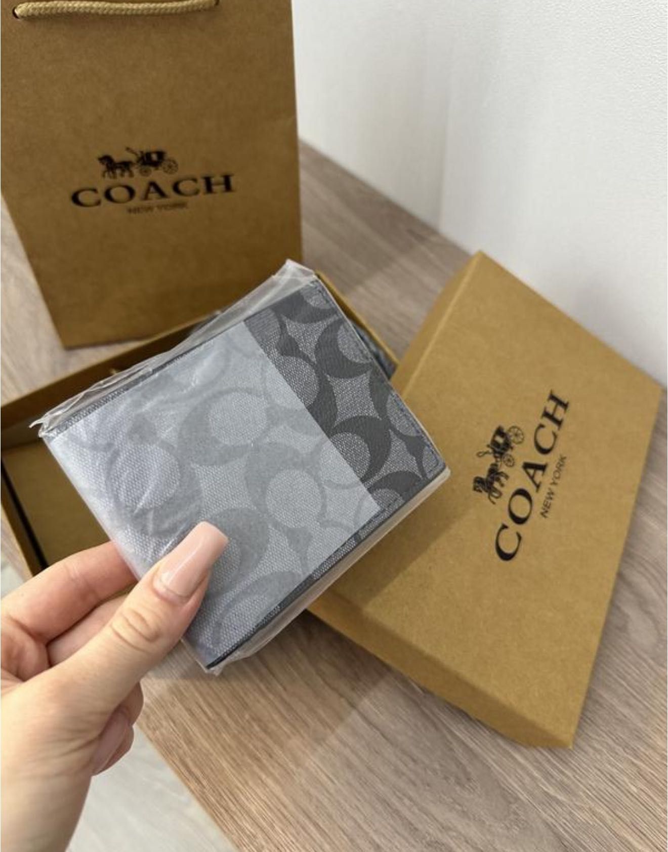 Мужской подарочный набор Coach ремень
кошелек ремінь чоловічий
