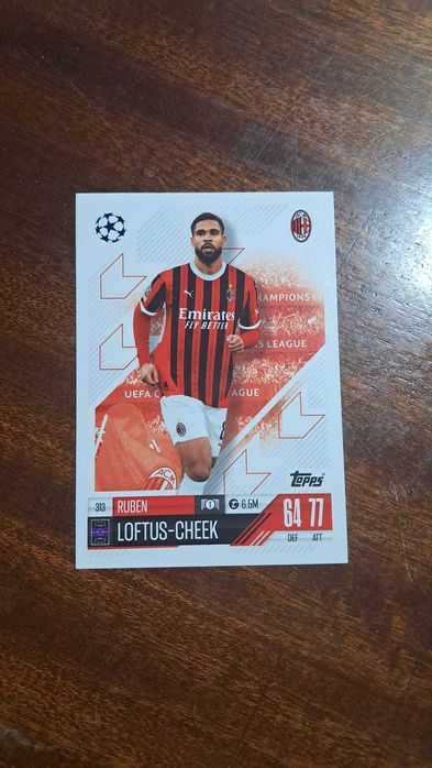 Cartas da coleção Match Attax da Topps 2024/2025 Ruben Loftus-Cheek