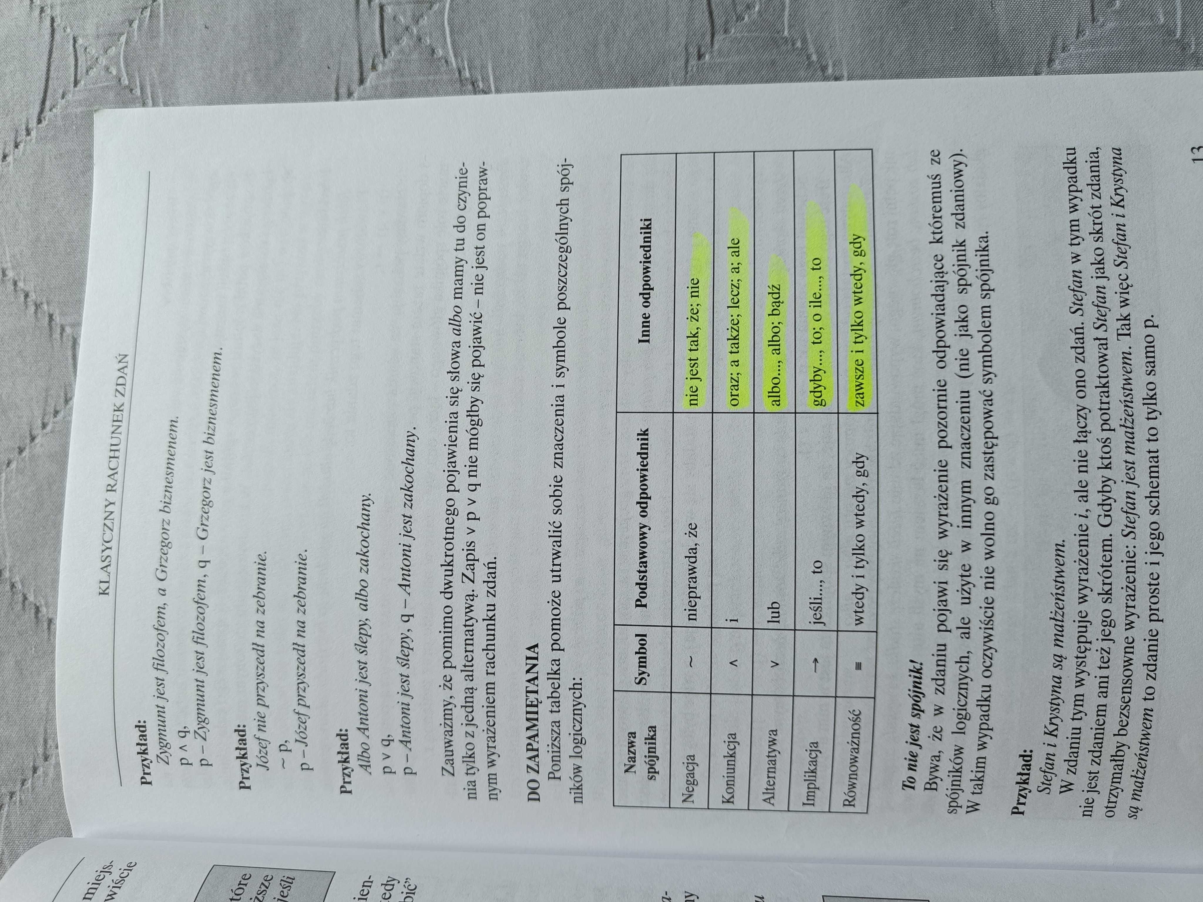 Krzysztof Wieczorek, Wprowadzenie do logiki