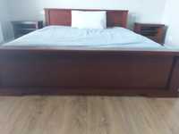 Łóżko 180×220 i 2 szafki nocne sypialnia drewniana dębowa drewno dąb