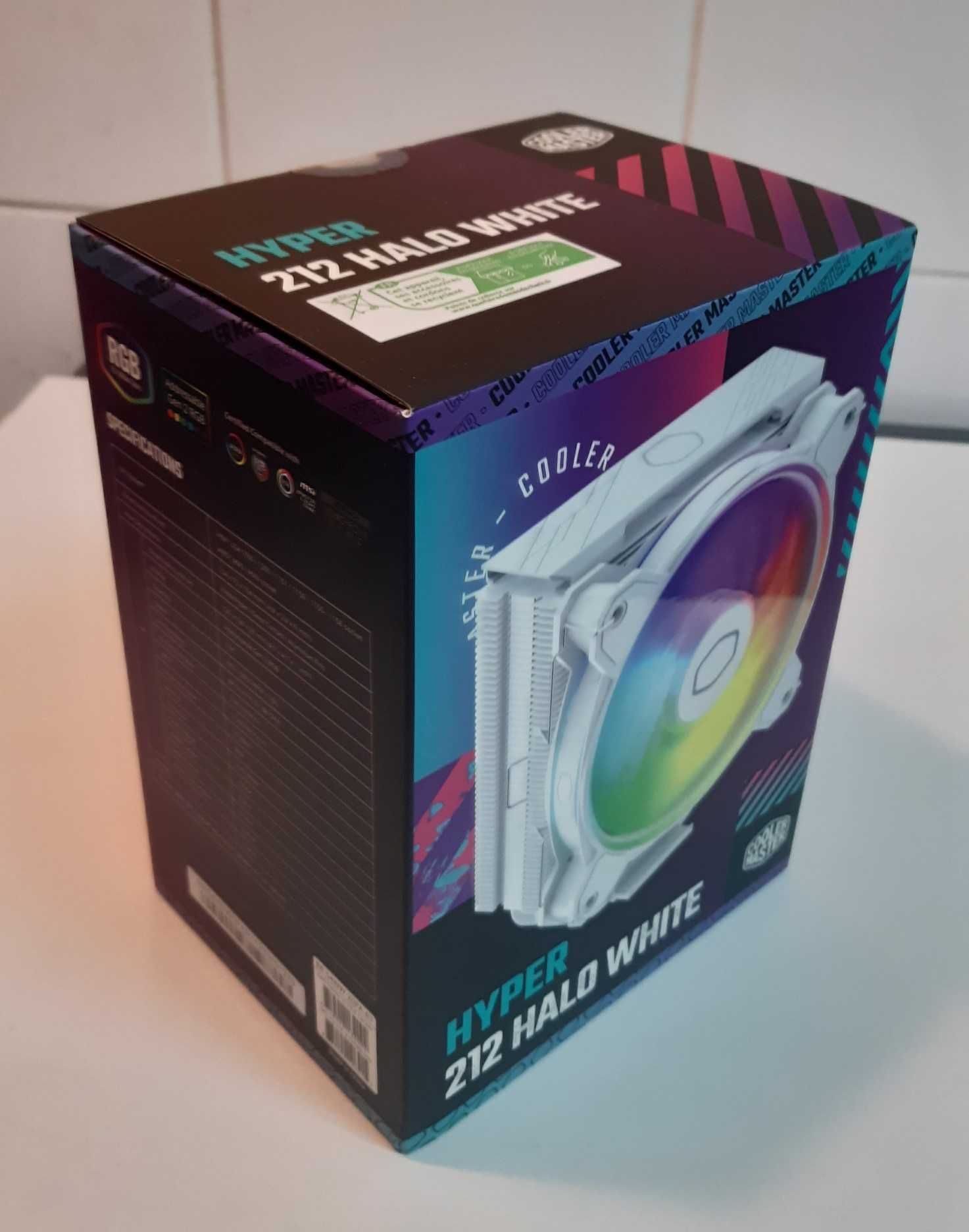CPU Air Cooler Master Hyper 212 Halo ARGB Branco 120mm
