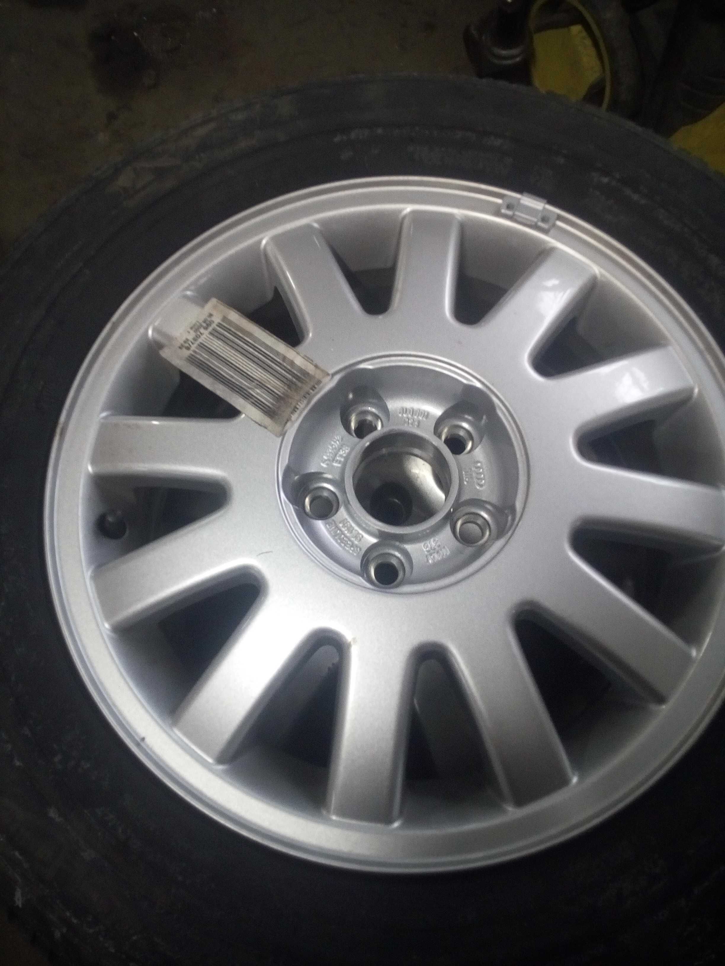 Audi A3 8l 5x100 aluminiowa alumfelga 15" zapas zapasowe zapasu 38 now