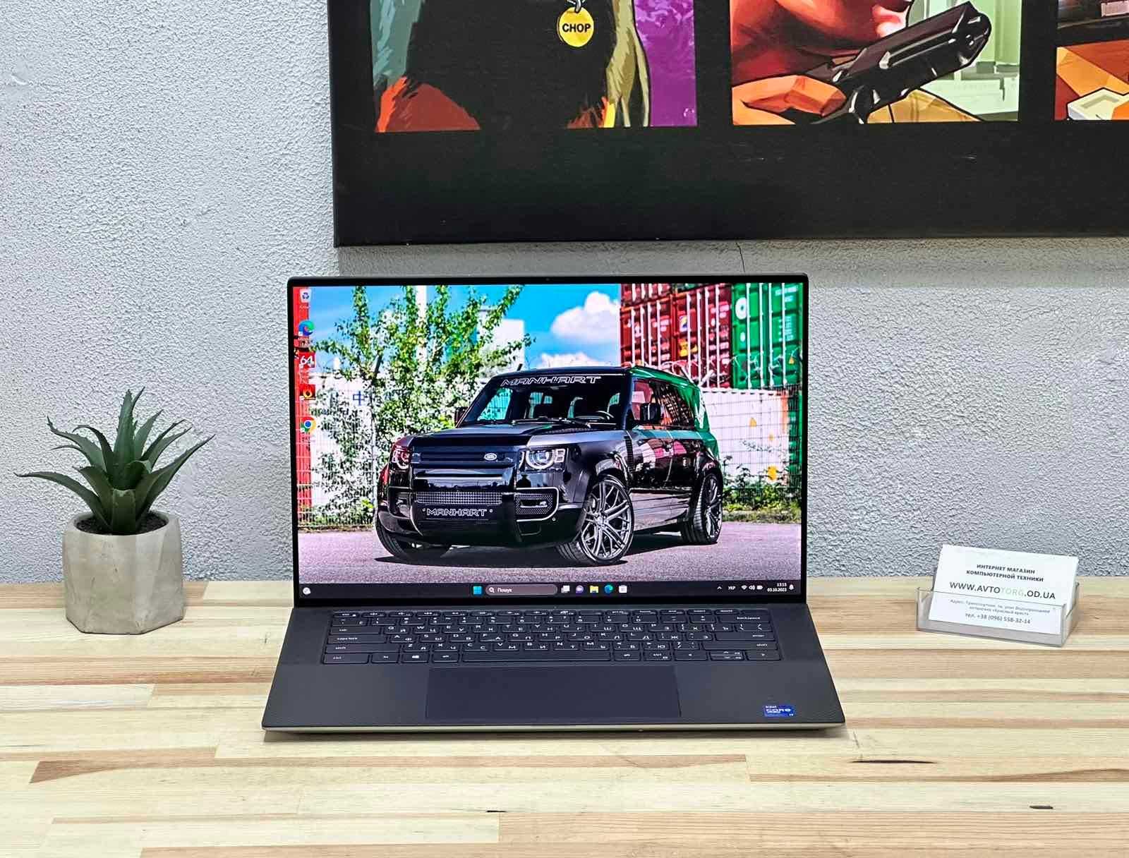 Ноутбук робоча станція / Dell Precision / 15" 4К екран / 32 RAM