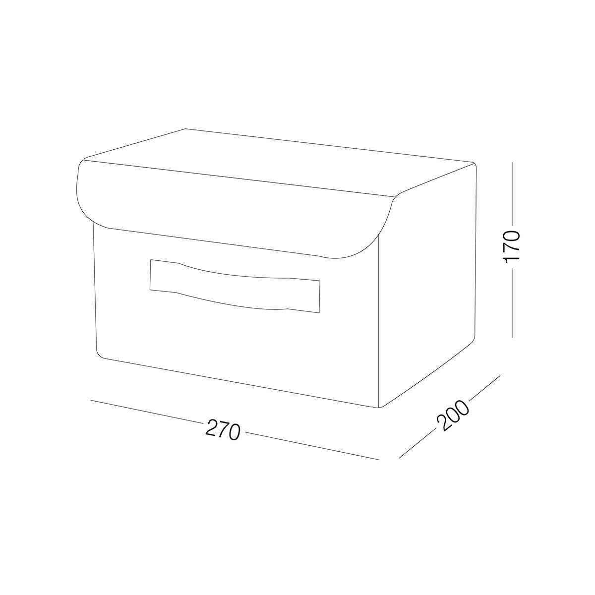 Ящик для хранения с крышкой Корзина для игрушек Бокс Коробка