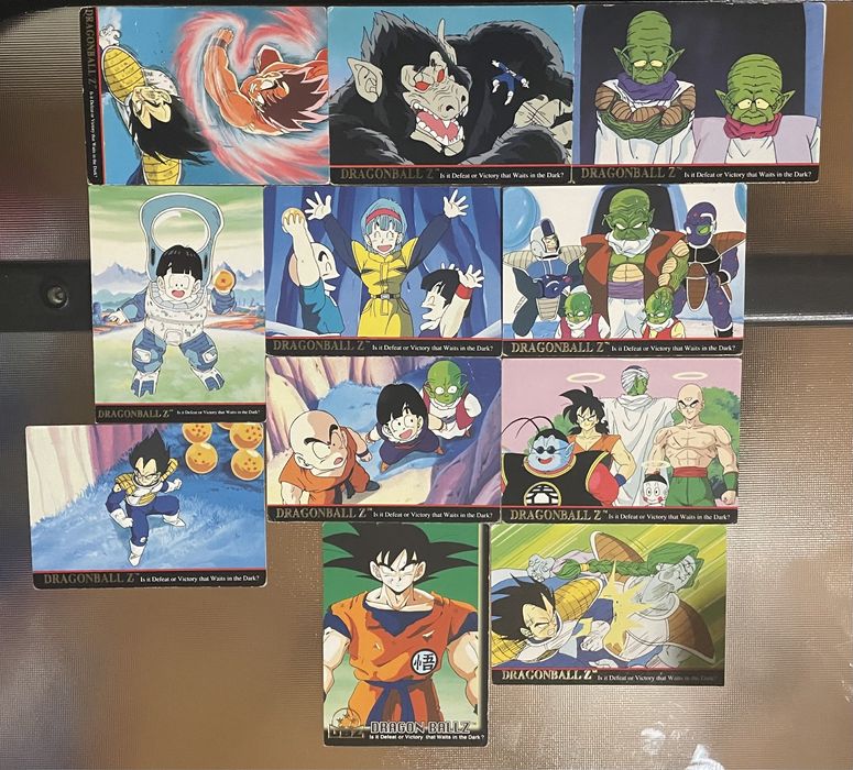 Cartas dragon ball Z e GT