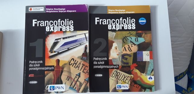 Sprzedam podręczniki Francofolio express PWN
