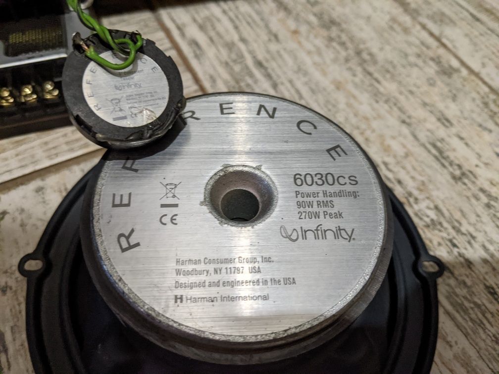 Infinity REF 6030CS, 16-е динамики в авто.