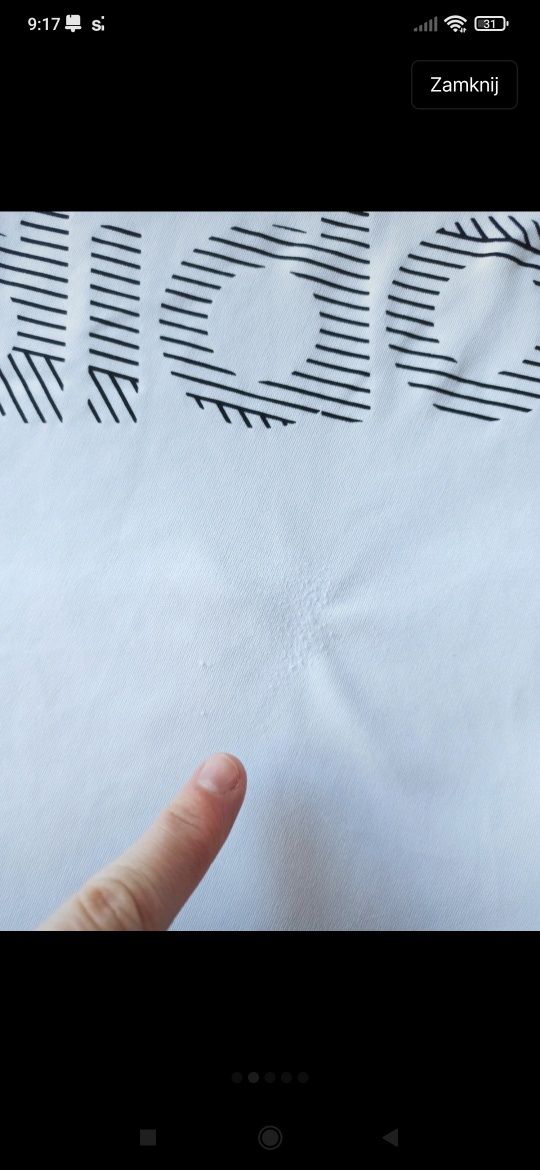Podkoszulek adidas S biały