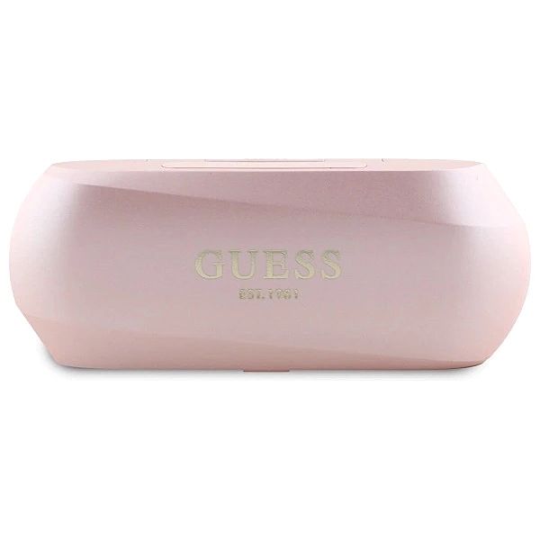 Słuchawki Guess Elongated Metalic Printed Logo Bluetooth TWS + stacja