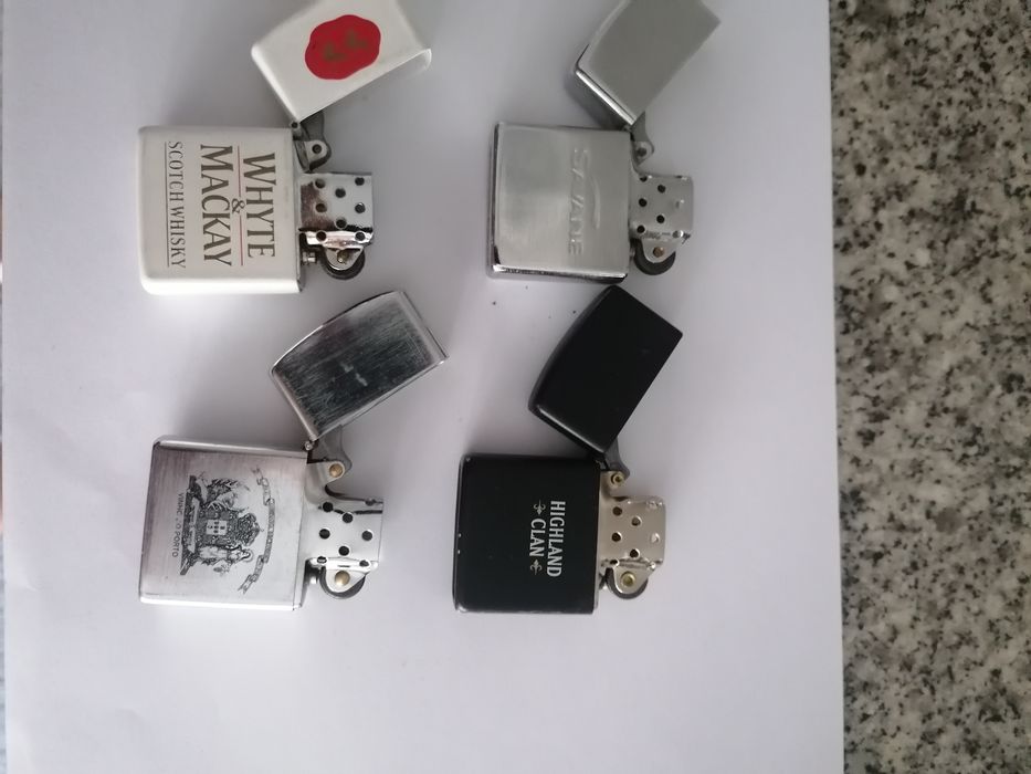 Lote de 4 esqueiros