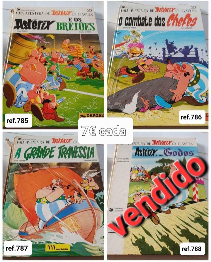 Livros Asterix e Obelix