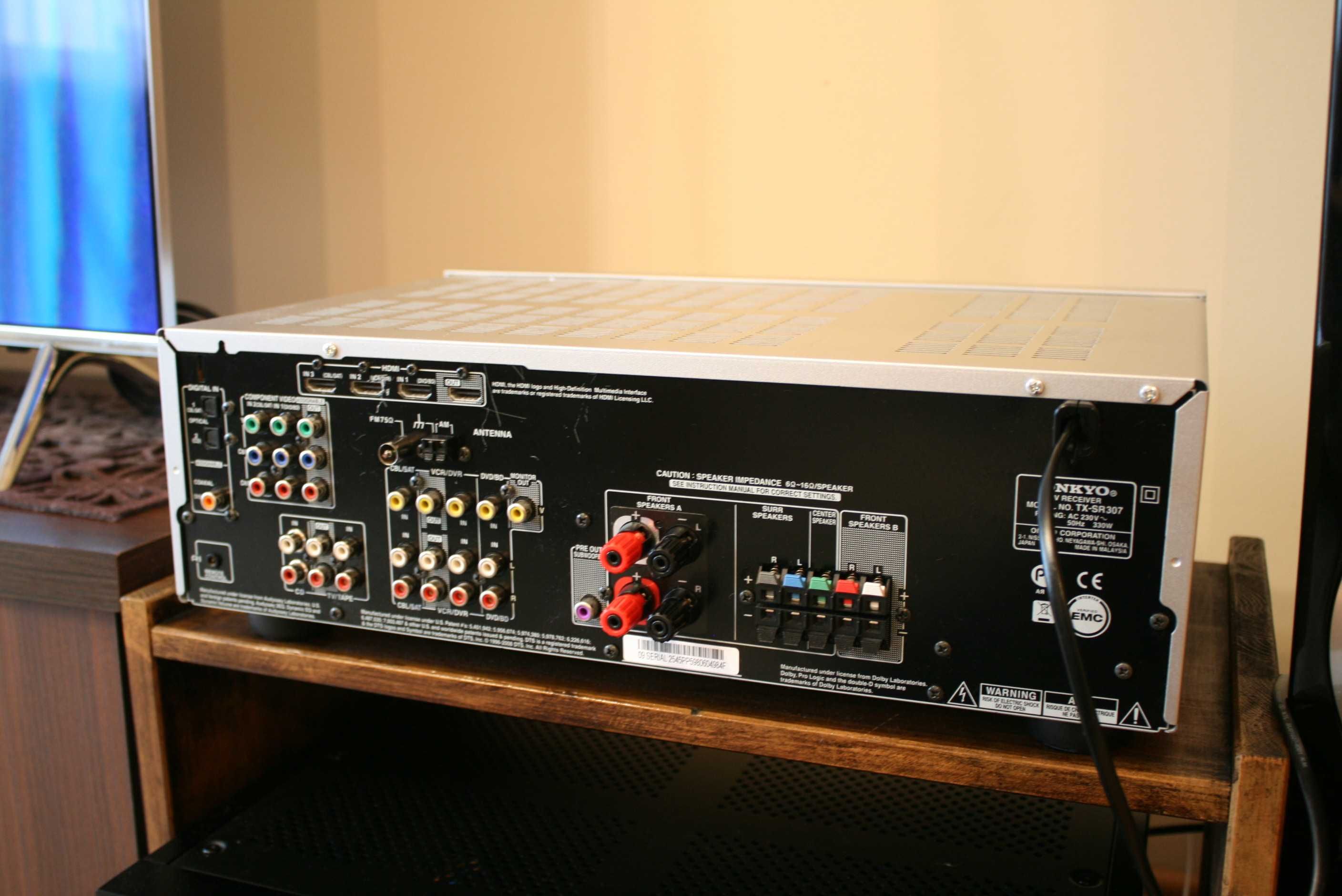 Ampituner Onkyo Tx Sr 307  HDMI wzmacniacz kino domowe