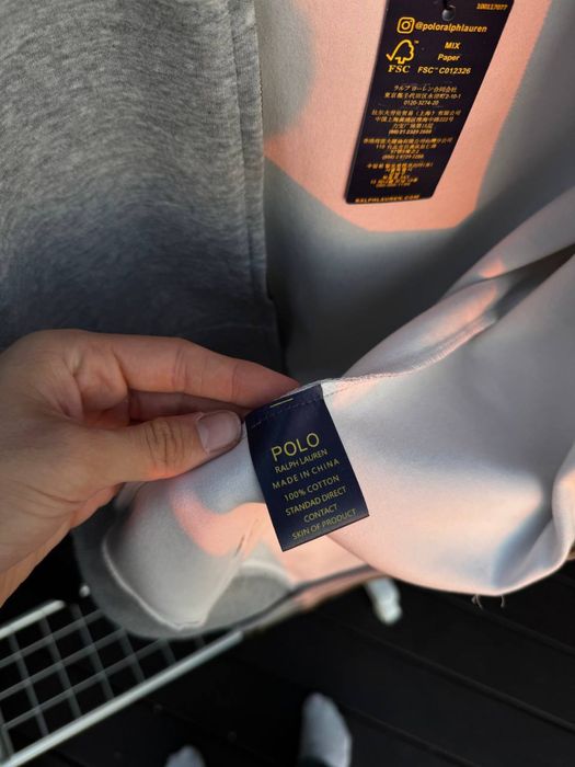 Зіп-Худі Polo Ralph Lauren сіра зіпка Поло чоловіча Зипка Поло Ральф