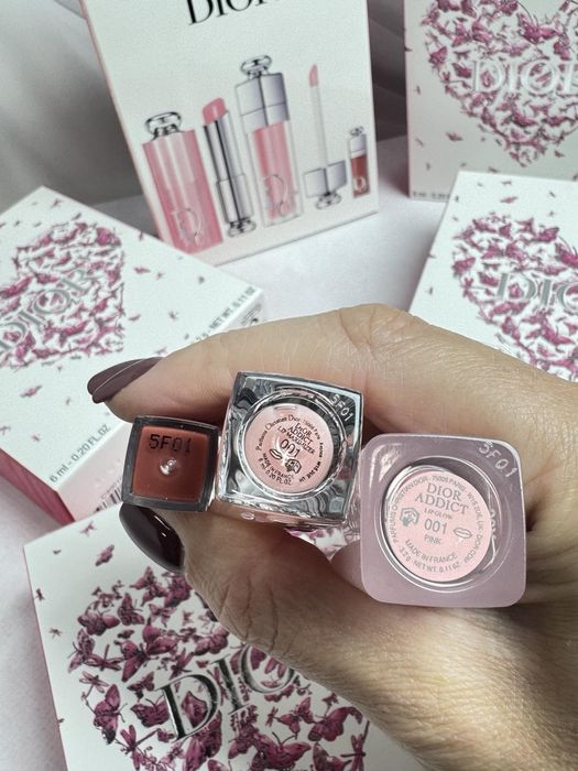 Набір Dior подарунковий блиск Dior 001 бальзам 001