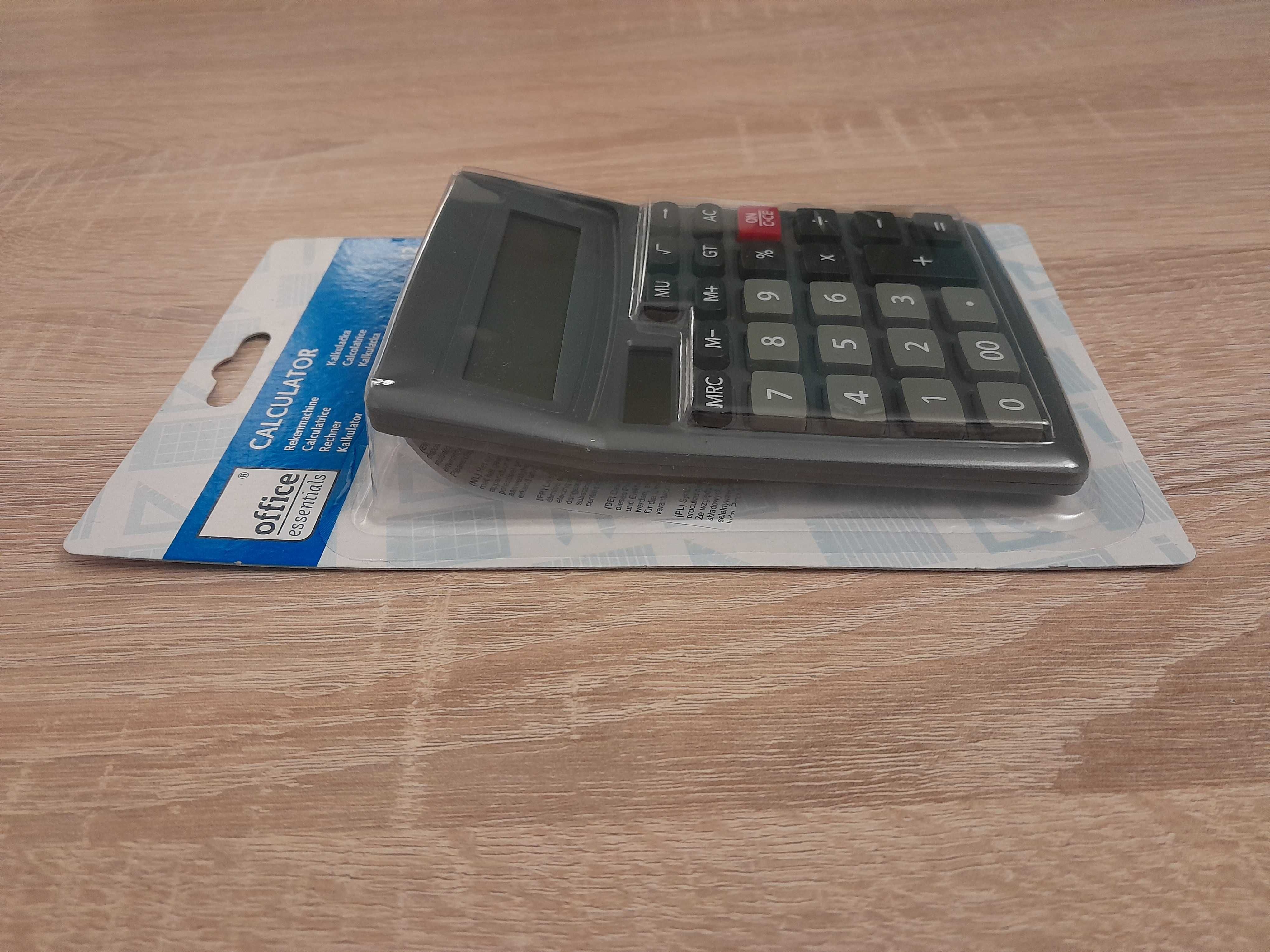 Nowy_Kalkulator - prosty_Do szkoły i biznesu_Czarny_Office Essentials