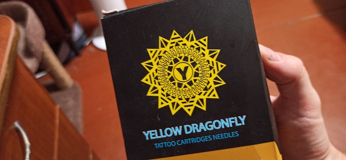 картриджи для тату  Yellow Dragonfly (17 шт.)