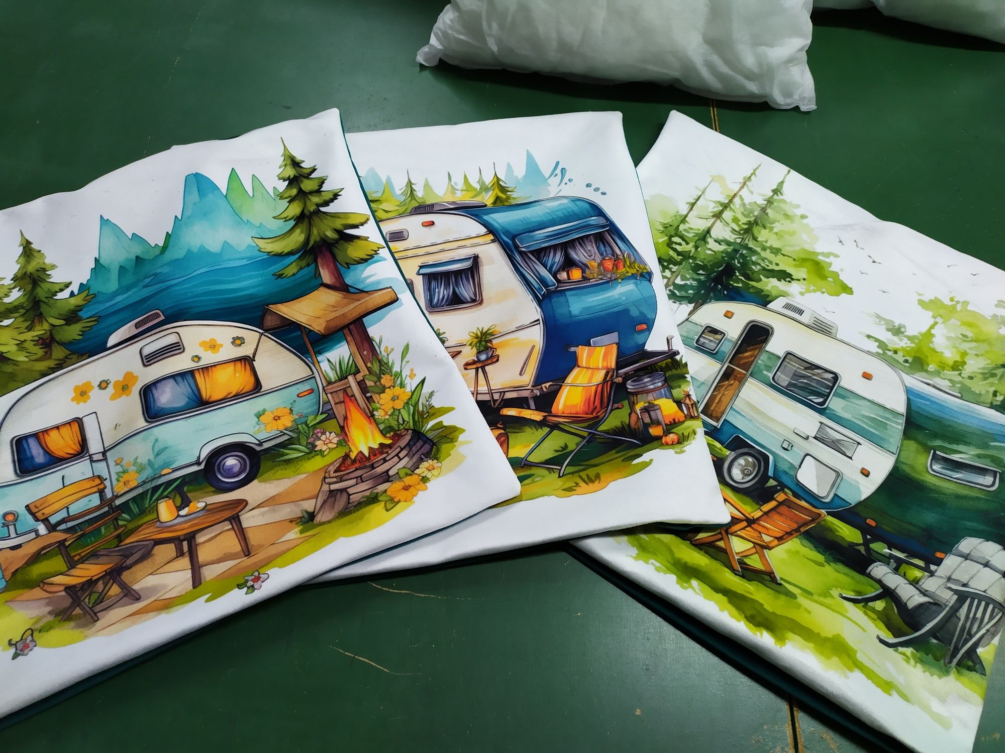 Poduszki dekoracyjne camper kamper