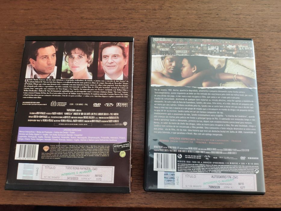 Filmes em DVDs a 5€