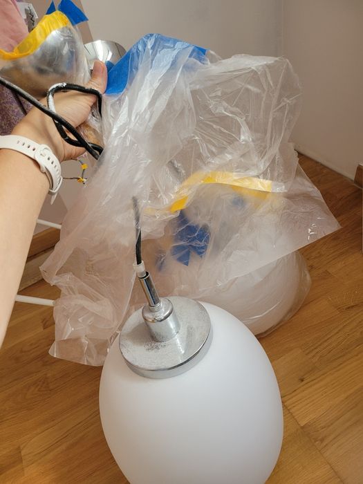 Lampy sufitowe, lampa, biała, mleczna Argon