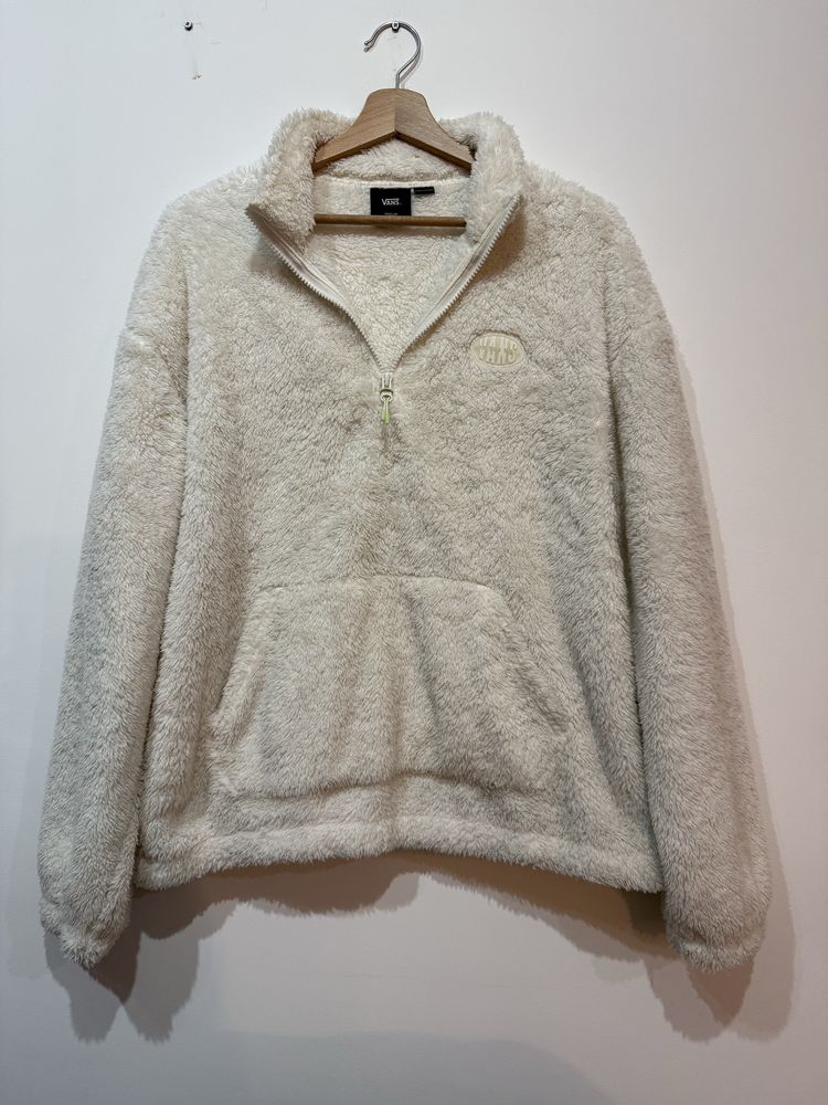 Pluszowy polar vans ecru