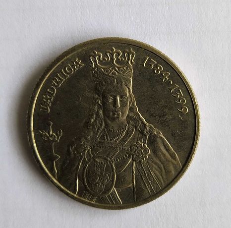 Moneta 100 zł ,,Jadwiga"z 1988 roku