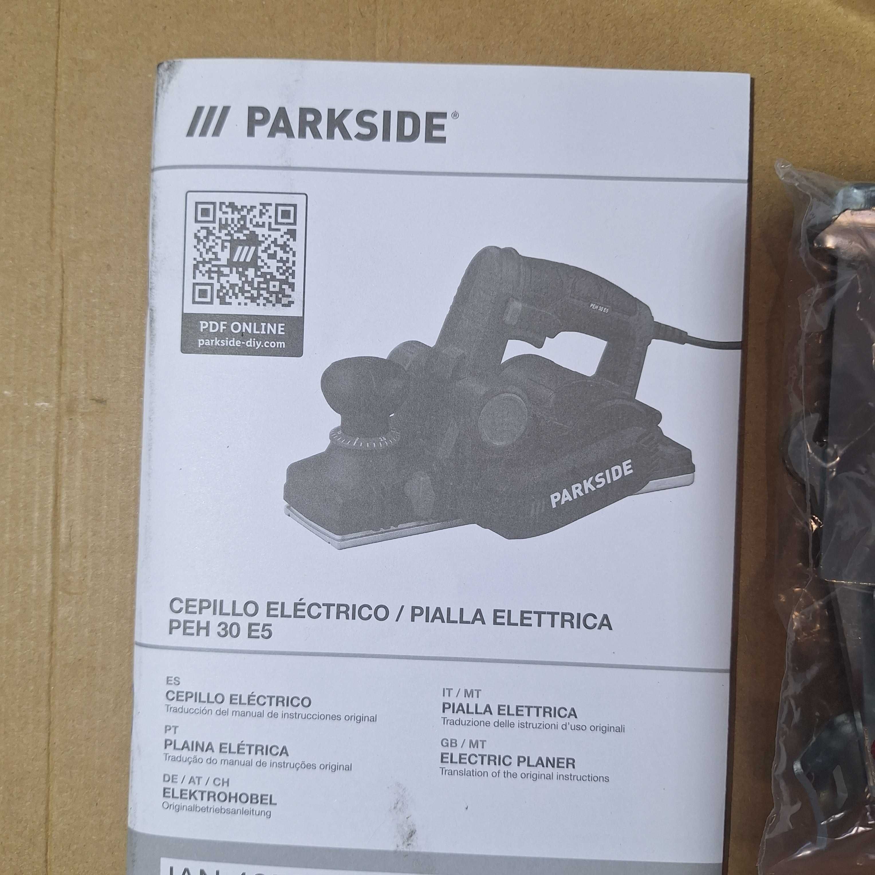 Plaina Elétrica Parkside 750 W ( Nova )