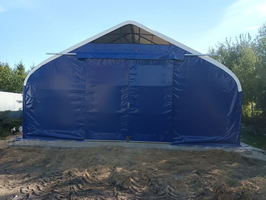 Hala łukowa 9x20x5m 180m2 DOSTĘPNA OD RĘKI na bele garaż wiata magazyn