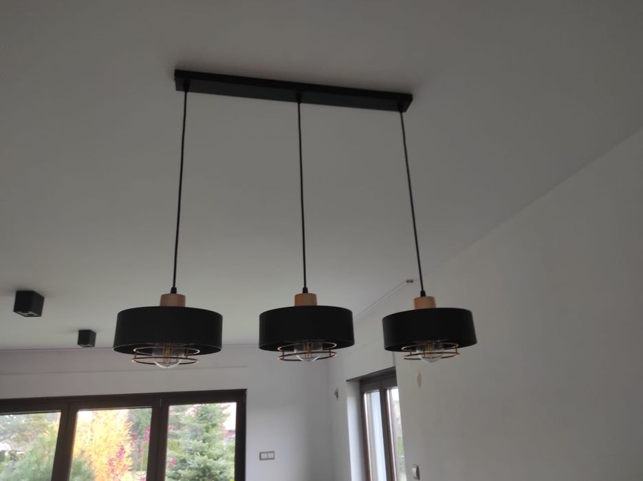 Zestaw lampa wisząca + 2 kinkiety