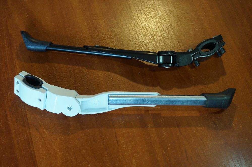 Підніжка лапка велосипедна з регулюванням, подножка