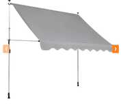 Markiza regulowana z Obi 2.5 x 1.5 m szara
