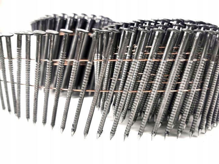Gwoździe Do Gwoździarki Bębnowe 2,5x70mm 3600szt Łączone Drutem Koleto